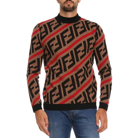 mens fendi sweater sale|fendi oversized sweater.